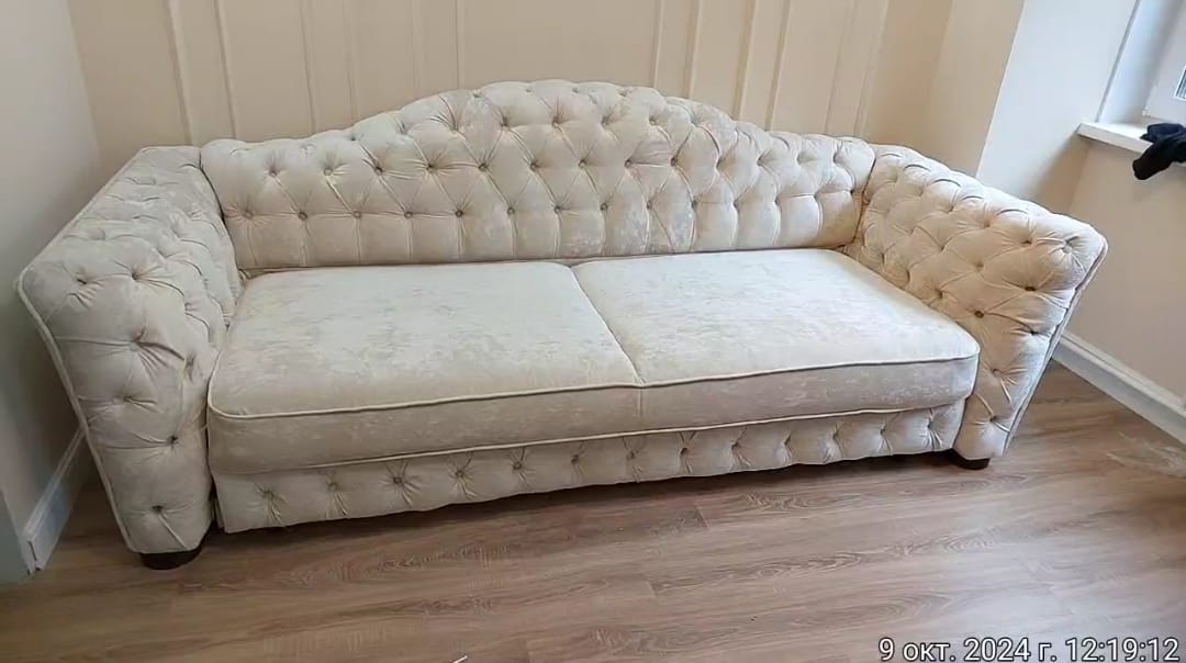 Замена обивки дивана на дому. Красный Холм